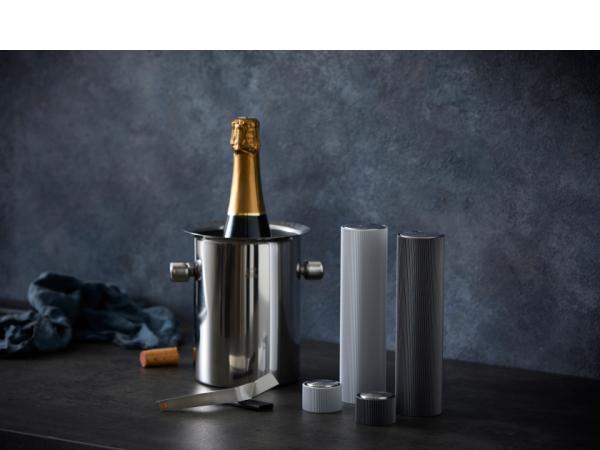 Peugeot Champagne/vinkøler dia. 13 cm højde 19 cm i stål
